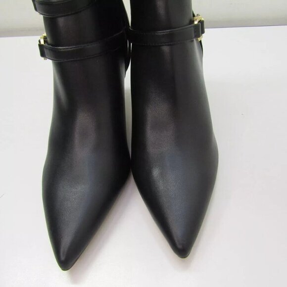 NEW WHITE HOUSE BLACK MARKET Womens Tall Double Buckle Boot Pointed Toe Size 9.5 - Picture 4 of 11